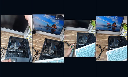 수원 컴퓨터수리 hdmi 단자만 꼽으면 화면 출력이 안되는 증상