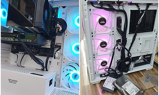 권선동 신형 PC - 구형 HDD 3개 장착·데이터 이동, HDD 베이 부족 문제 해결