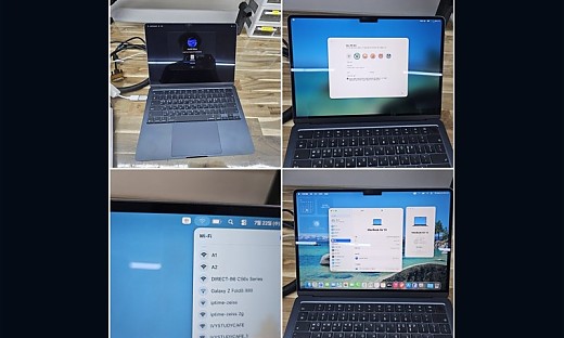 수원시 맥북 초기화 와이파이 안됨 M5 USB 유선랜 해결 맥북수리