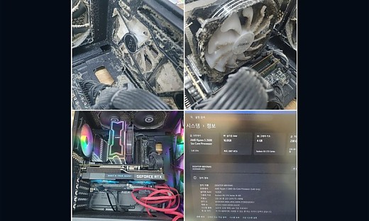 수원시 오목천동 권선동 컴퓨터수리 게임 렉 버퍼링 먼지청소 후 정상