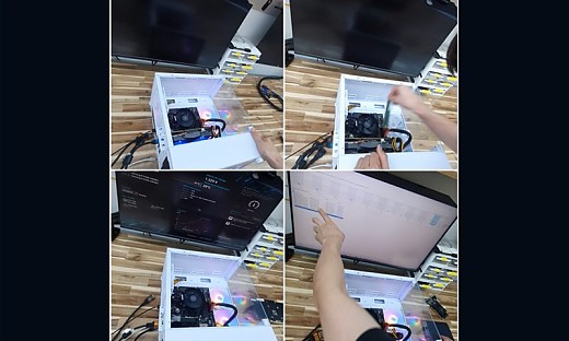 용인시 하갈동 컴퓨터수리 화면 안뜸 그래픽카드 재장착