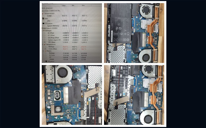 용인시 상현동 ASUS 발열문제는 진컴퓨터로 노트북수리