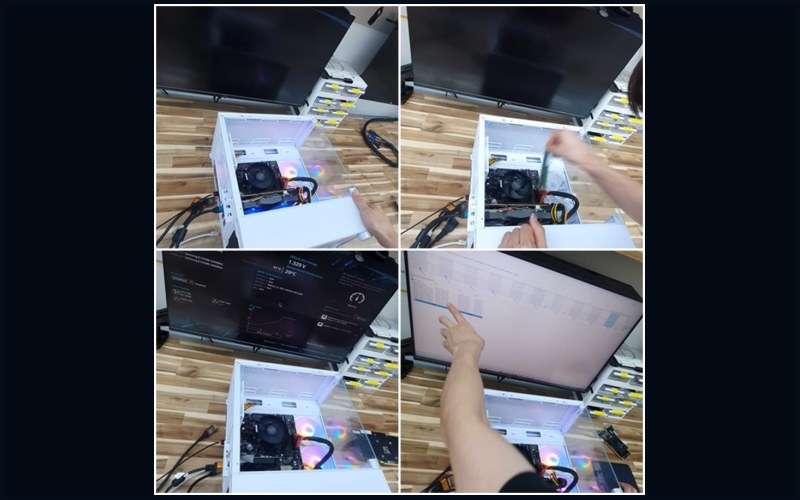 용인시 하갈동 컴퓨터수리 화면 안뜸 그래픽카드 재장착