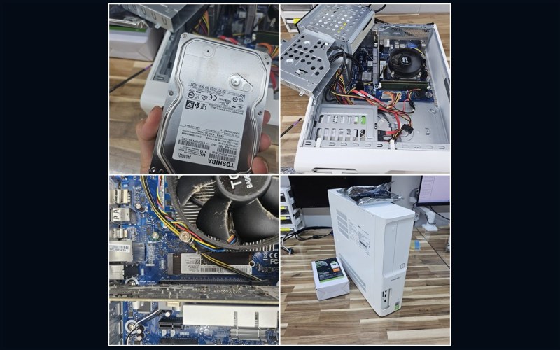 화성시 능동 삼성 컴퓨터 부팅 3분 걸림 HDD 불량 확인 컴퓨터수리